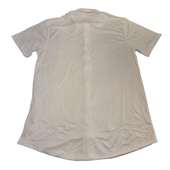 NWOT Collars & Co Mens Small Quattro Flex Short Sleeve Button Down White Read - Picture 3 of 6